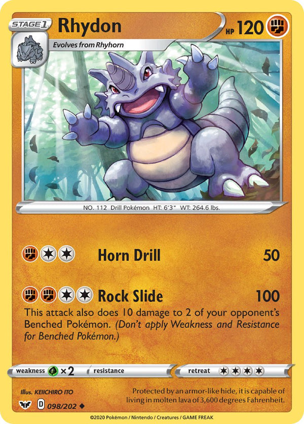 Rhydon Sword & Shield SET-098