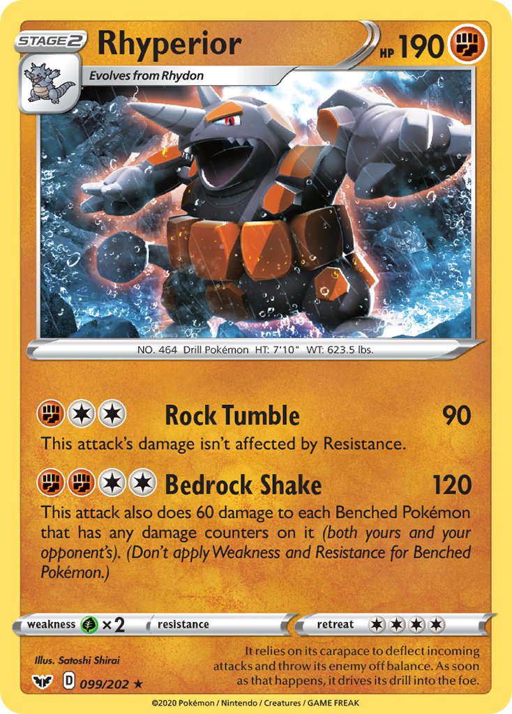Rhyperior Sword & Shield SET-099