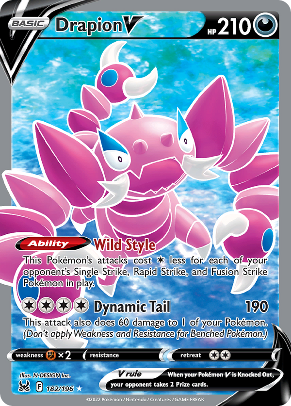Drapion V Lost Origin SET-182