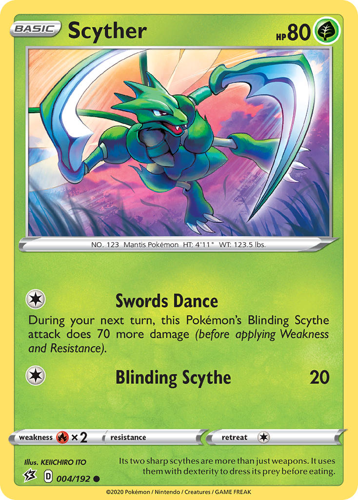 Scyther Rebel Clash SET-004