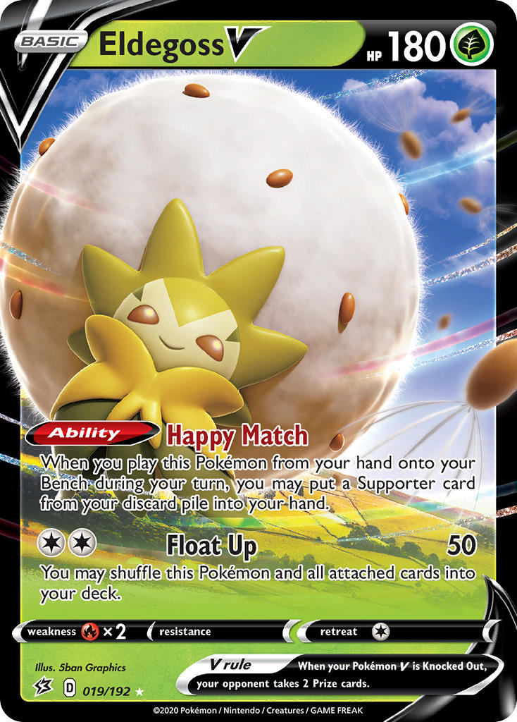 Eldegoss V Rebel Clash SET-019