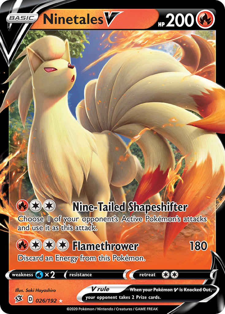 Ninetales V Rebel Clash SET-026