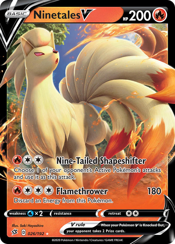 Ninetales V Rebel Clash SET-026
