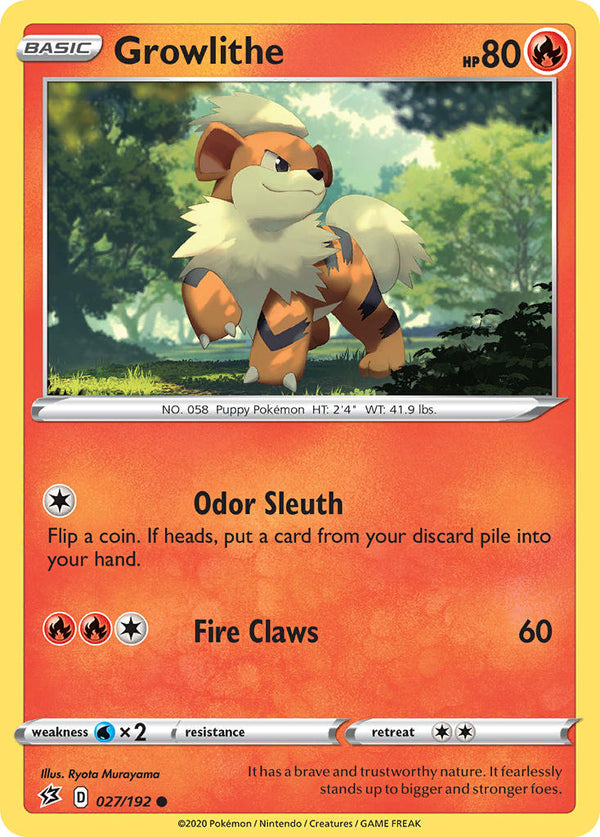 Growlithe Rebel Clash SET-027