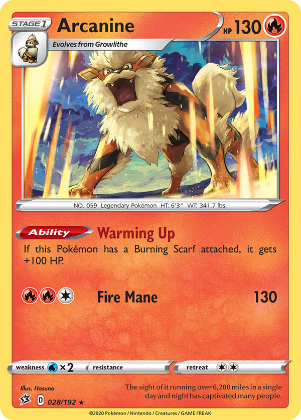 Arcanine Rebel Clash SET-028