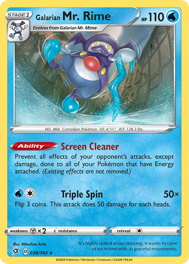 Galarian Mr. Rime Rebel Clash SET-038