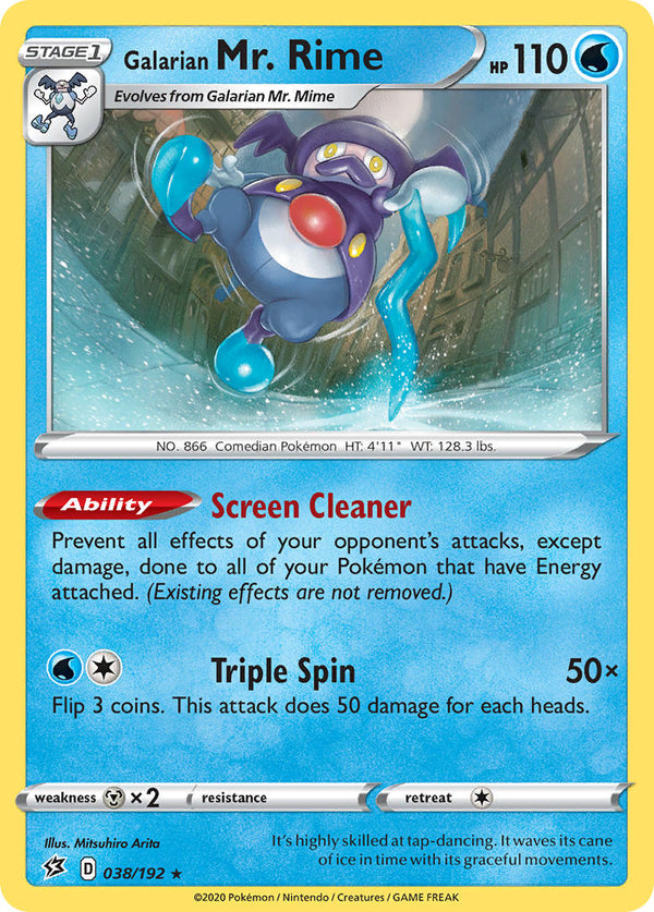 Galarian Mr. Rime Rebel Clash SET-038