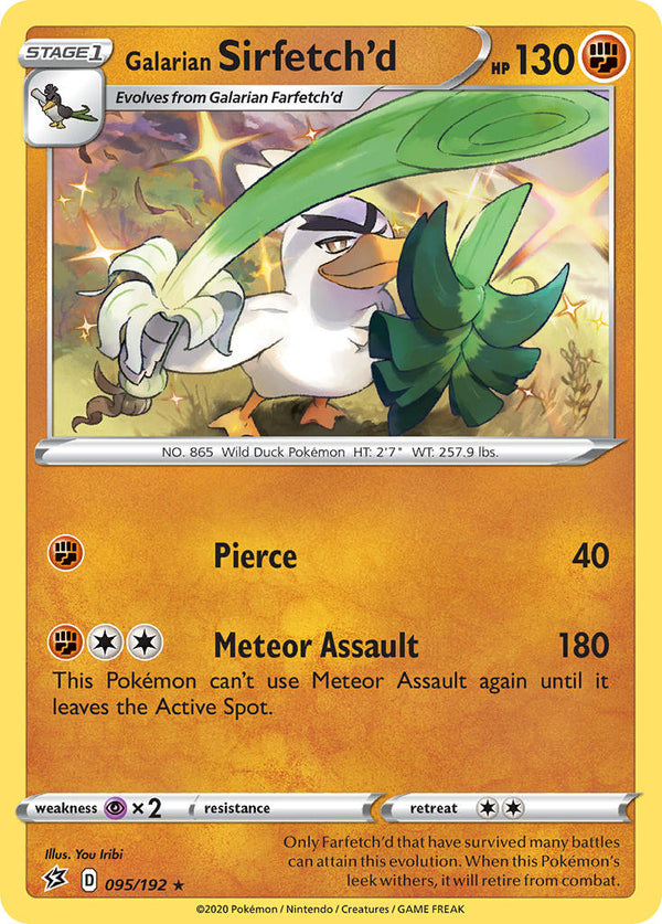 Galarian Sirfetch’d Rebel Clash SET-095