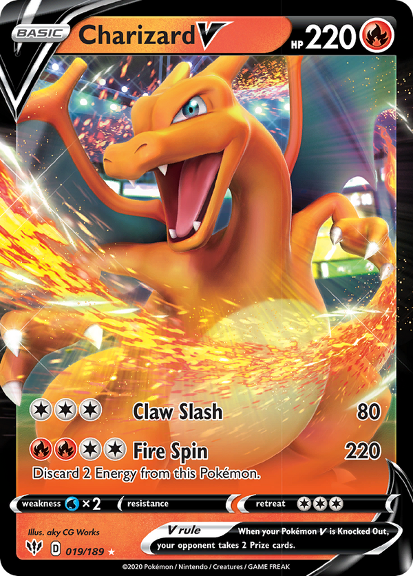 Charizard V Darkness Ablaze SET-019
