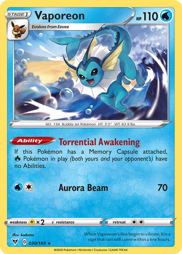 Vaporeon Vivid Voltage SET-030