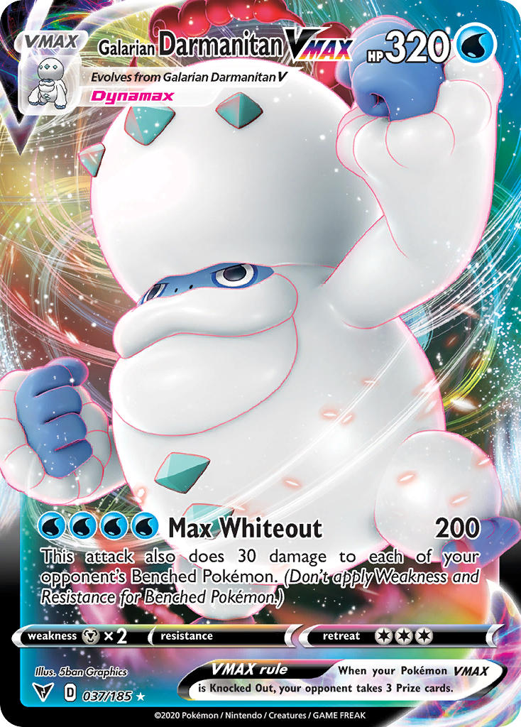 Galarian Darmanitan VMAX Vivid Voltage SET-037