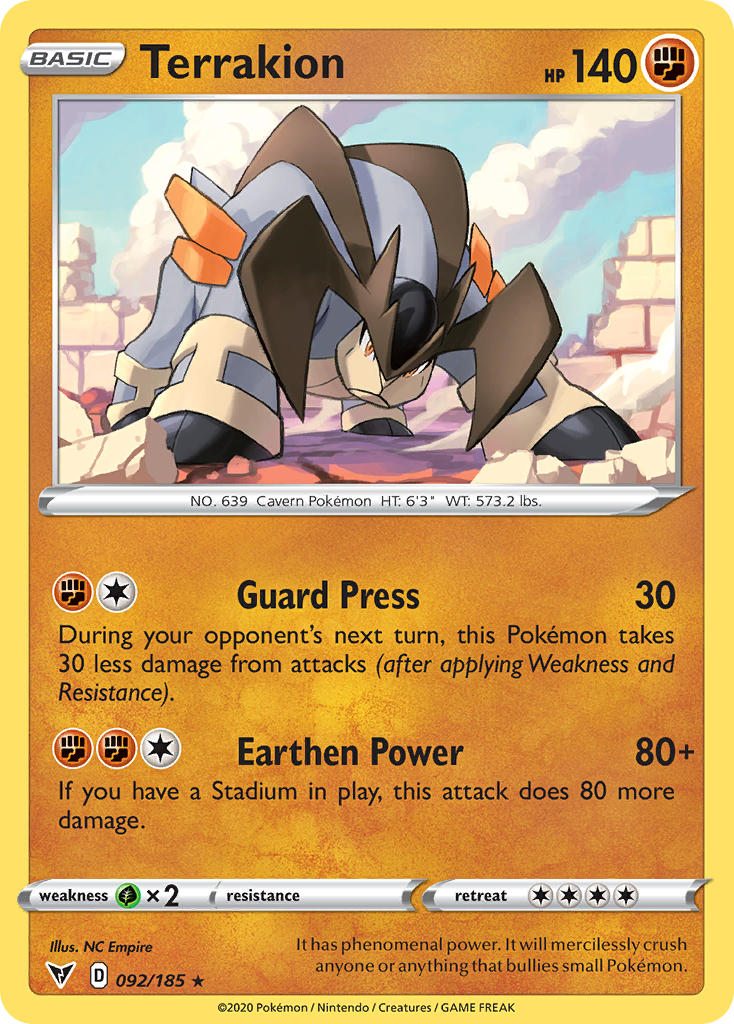 Terrakion Vivid Voltage SET-092