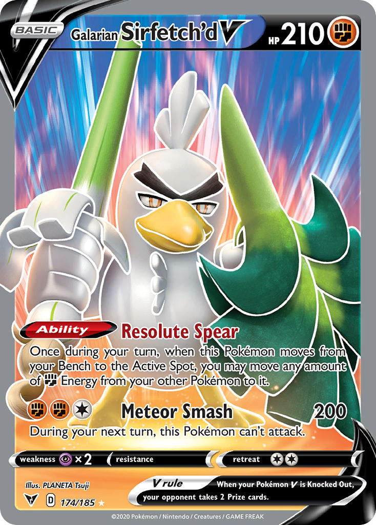 Galarian Sirfetch’d V Vivid Voltage SET-174