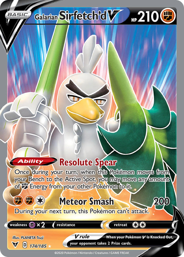 Galarian Sirfetch’d V Vivid Voltage SET-174