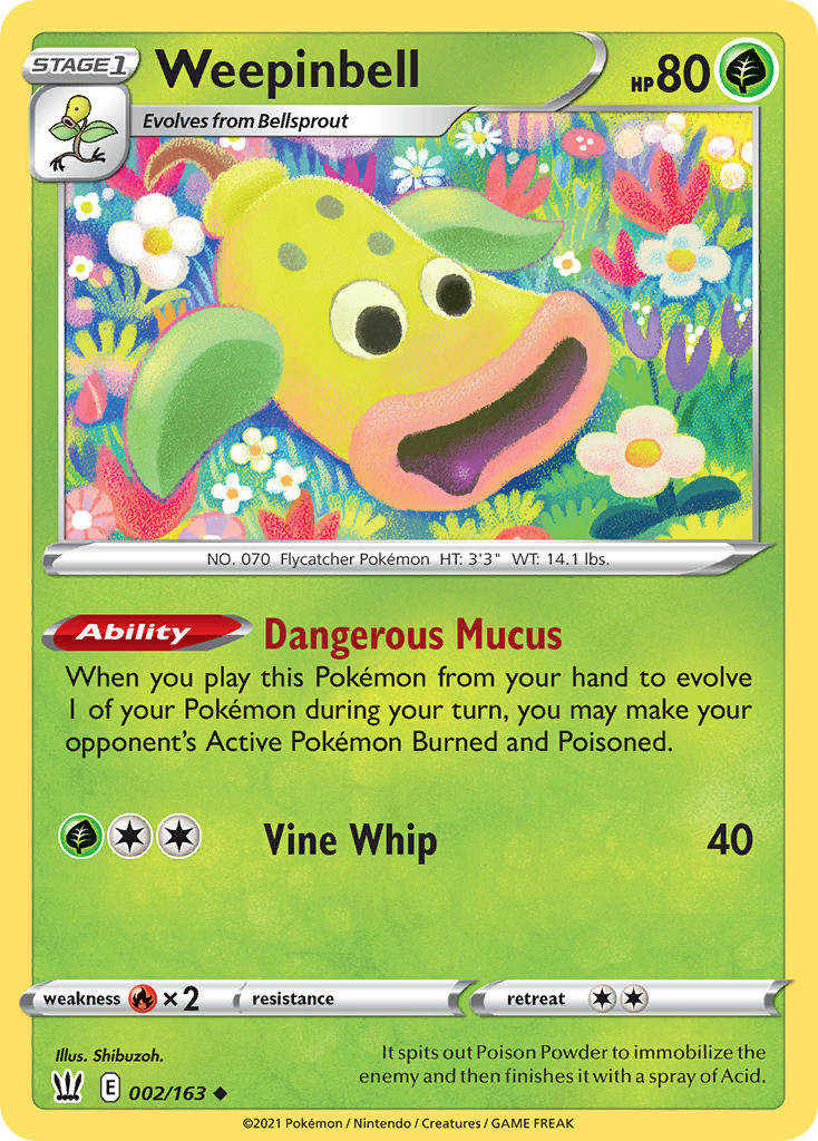 Weepinbell Battle Styles SET-002