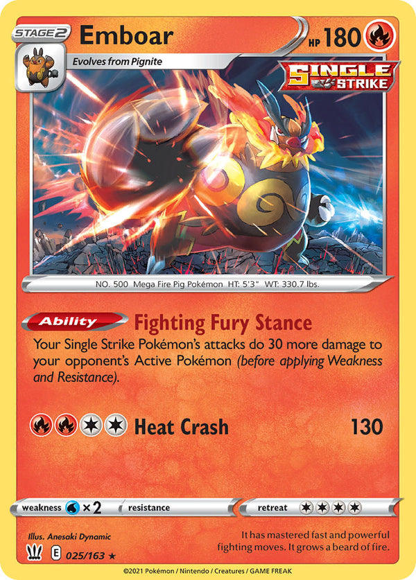 Emboar Battle Styles SET-025