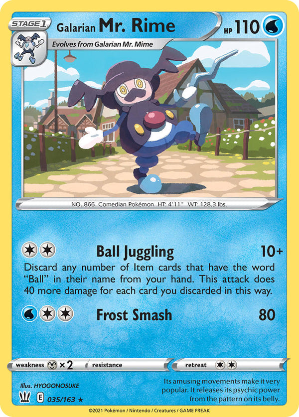 Galarian Mr. Rime Battle Styles SET-035