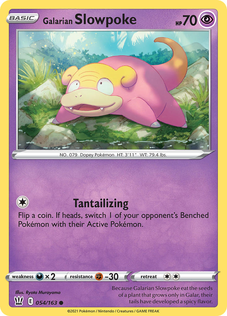 Galarian Slowpoke Battle Styles SET-054