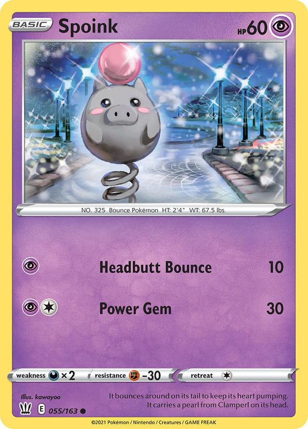 Spoink Battle Styles SET-055