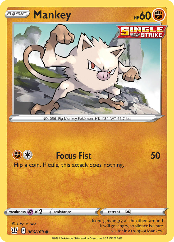Mankey Battle Styles SET-066