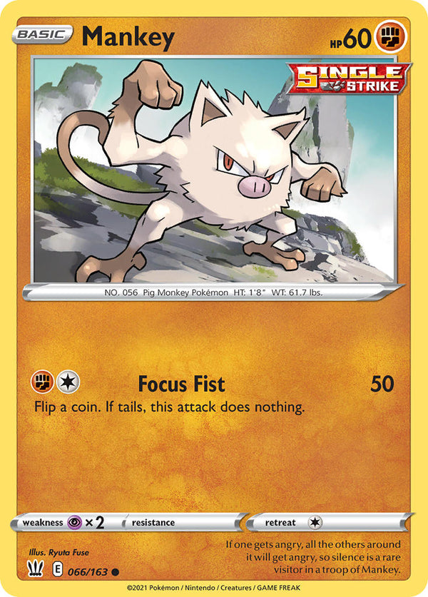 Mankey Battle Styles SET-066