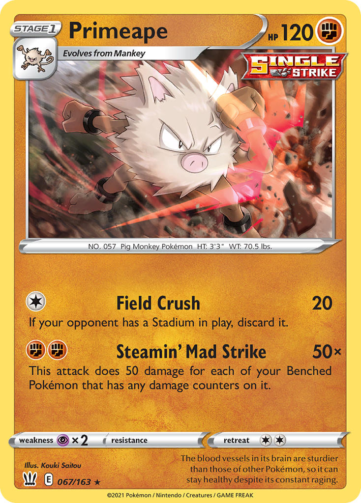 Primeape Battle Styles SET-067