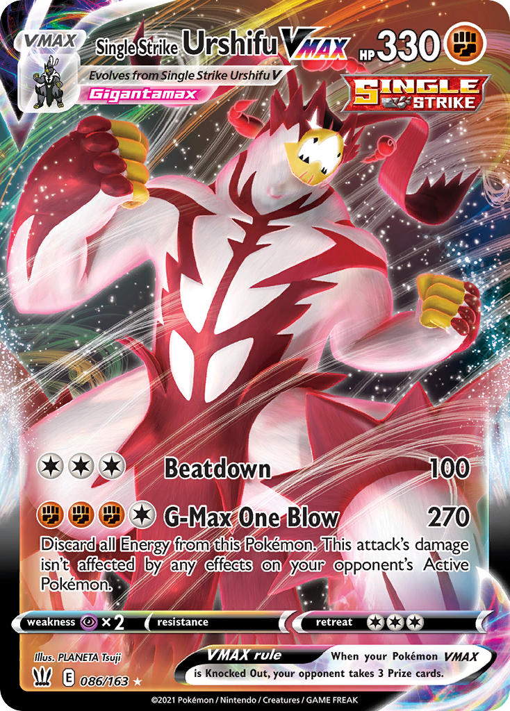 Single Strike Urshifu VMAX Battle Styles SET-086