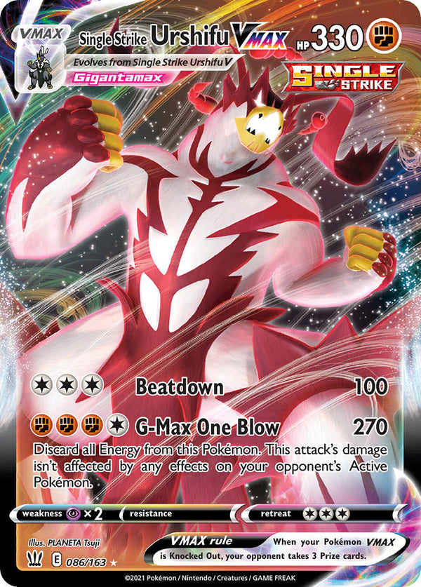 Single Strike Urshifu VMAX Battle Styles SET-086