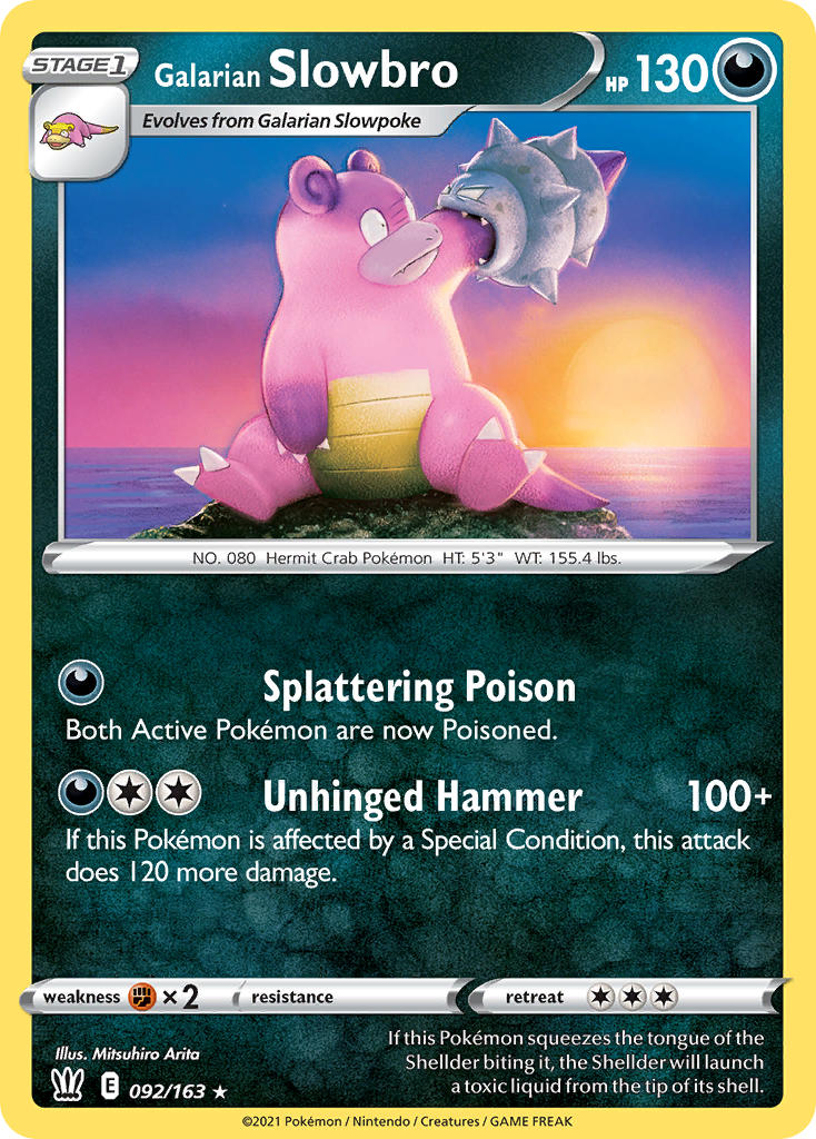 Galarian Slowbro Battle Styles SET-092