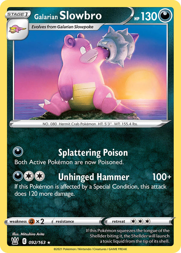 Galarian Slowbro Battle Styles SET-092