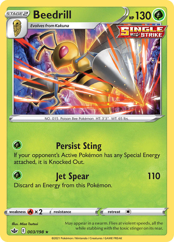 Beedrill Chilling Reign SET-003