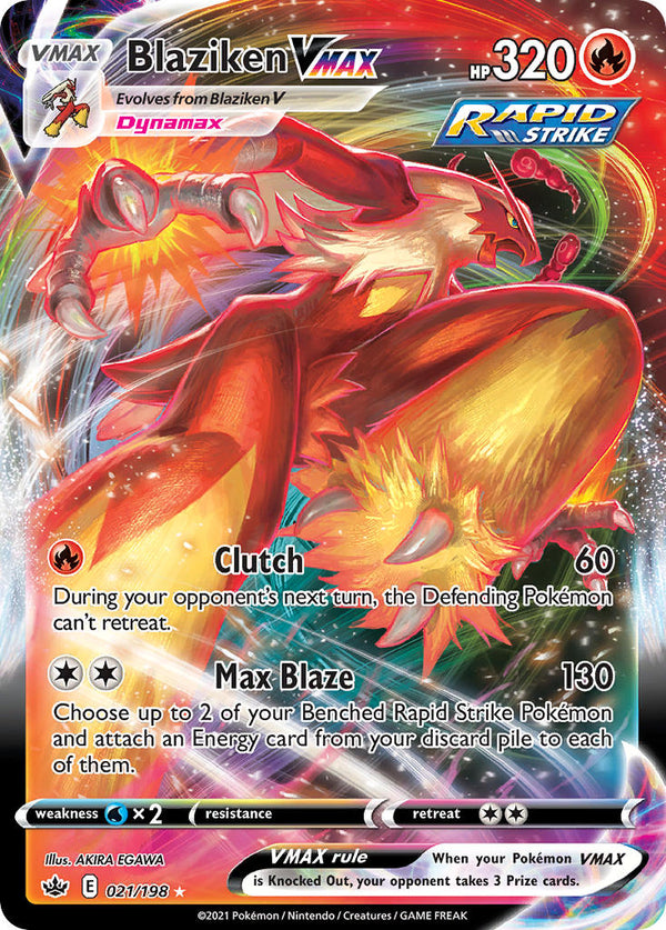 Blaziken VMAX Chilling Reign SET-021