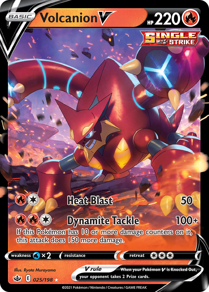 Volcanion V Chilling Reign SET-025