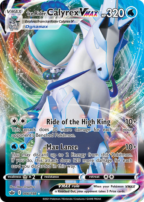 Ice Rider Calyrex VMAX Chilling Reign SET-046