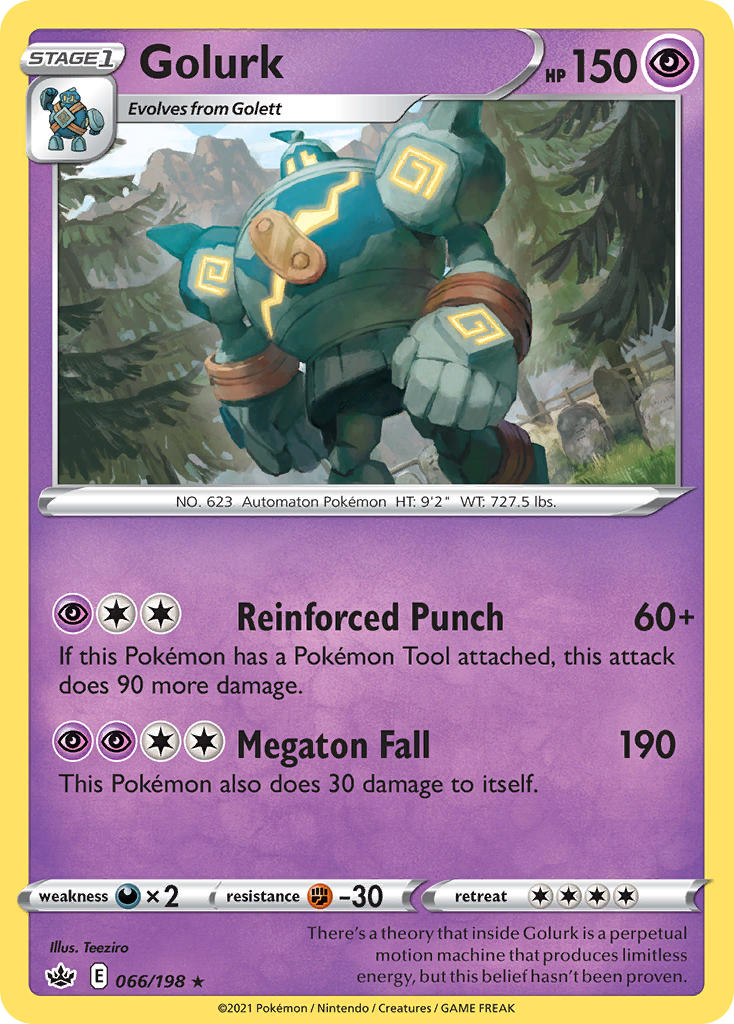 Golurk Chilling Reign SET-066