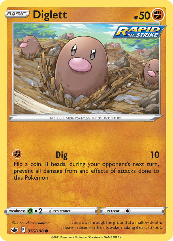 Diglett Chilling Reign SET-076