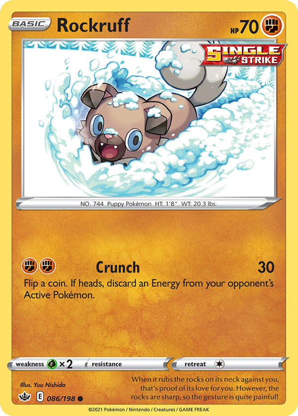 Rockruff Chilling Reign SET-086