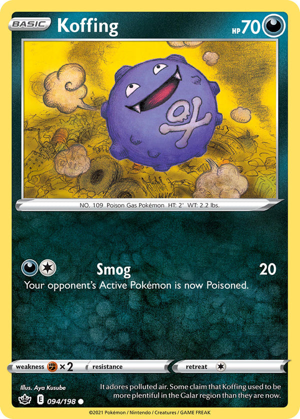 Koffing Chilling Reign SET-094