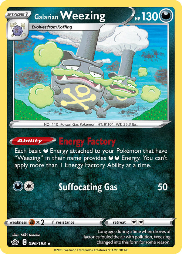 Galarian Weezing Chilling Reign SET-096
