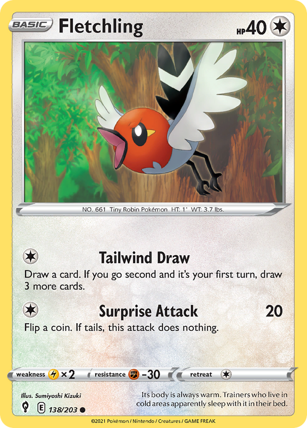 Fletchling Evolving Skies SET-138