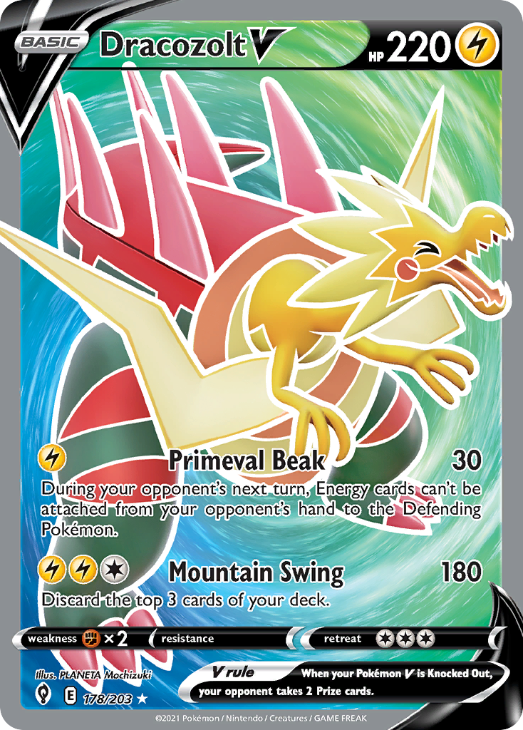 Dracozolt V Evolving Skies SET-178