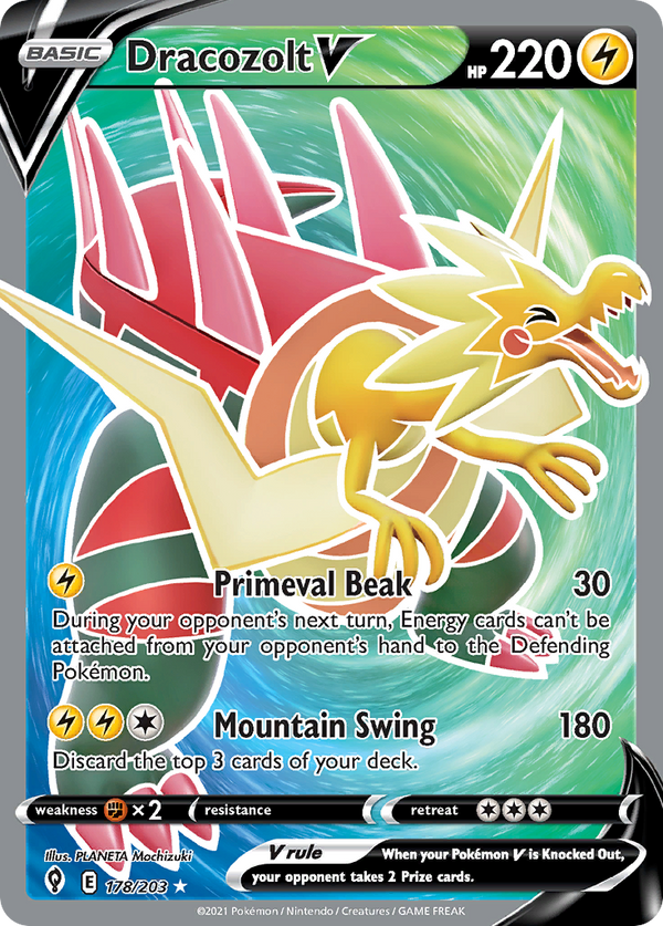 Dracozolt V Evolving Skies SET-178