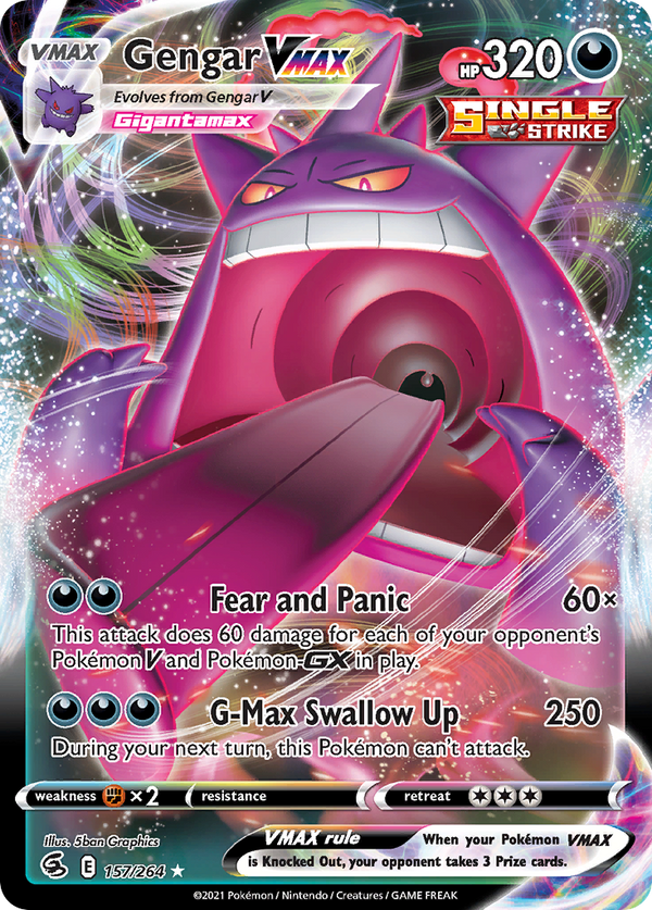Gengar VMAX Fusion Strike SET-157