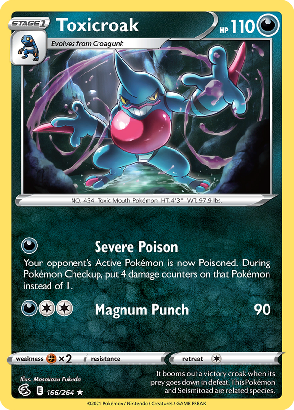 Toxicroak Fusion Strike SET-166