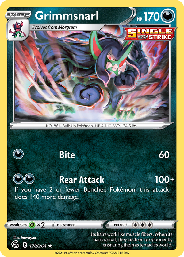 Grimmsnarl Fusion Strike SET-178