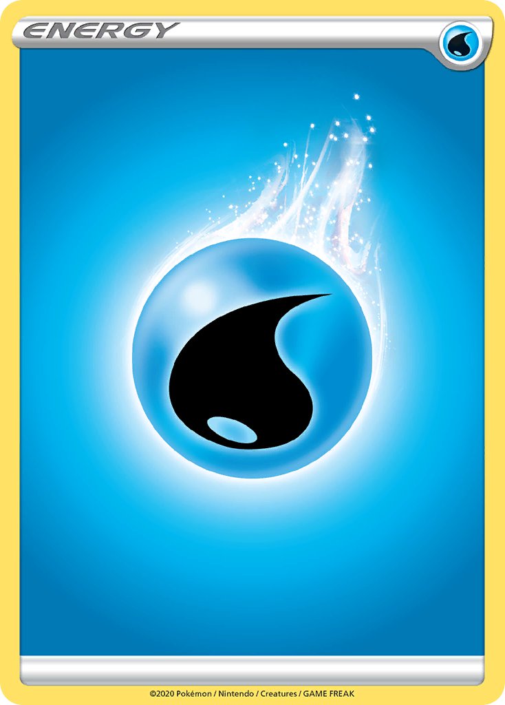 Water Energy Sword & Shield Energy SET-No Number