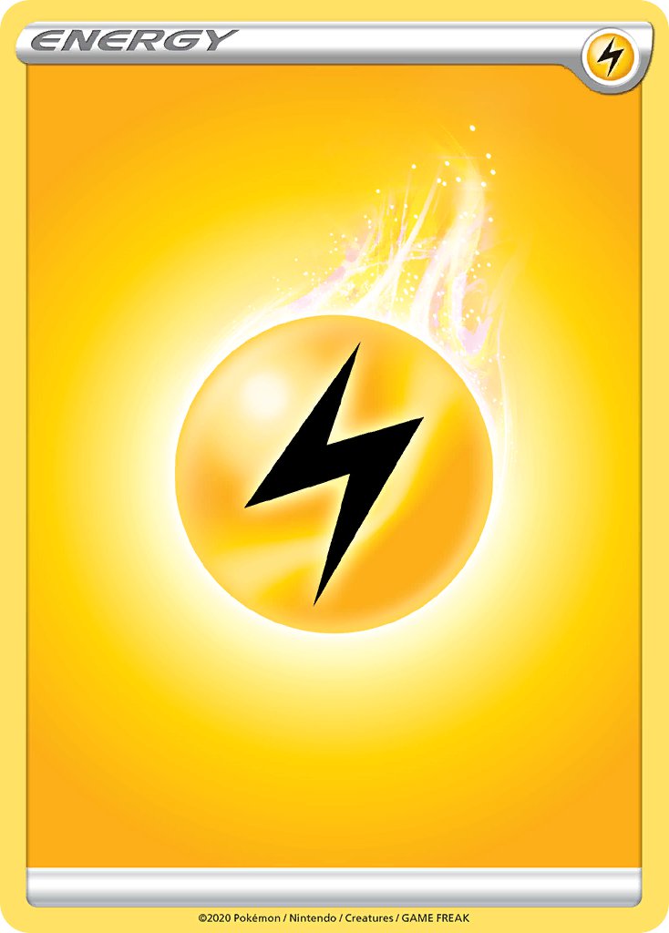 Lightning Energy Sword & Shield Energy SET-No Number