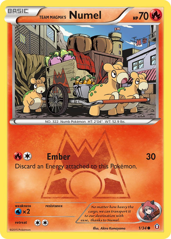Team Magma’s Numel Double Crisis SET-1