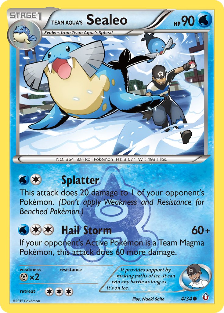 Team Aqua’s Sealeo Double Crisis SET-4