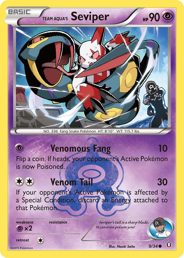 Team Aqua’s Seviper Double Crisis SET-9